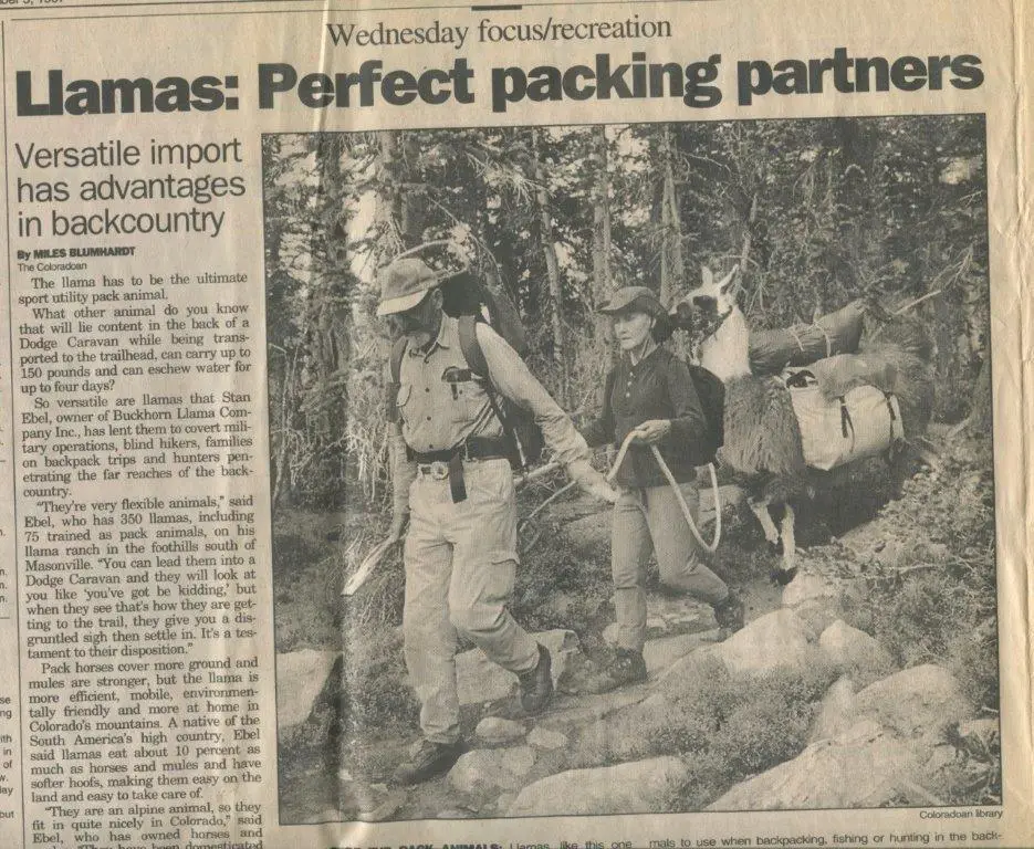 Trek for light newspaper clipping